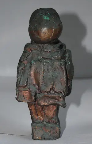 Brons (Onbekend) - 2 elkaar omarmende kinderen (2.3 kg) kopen? Bied vanaf 70!