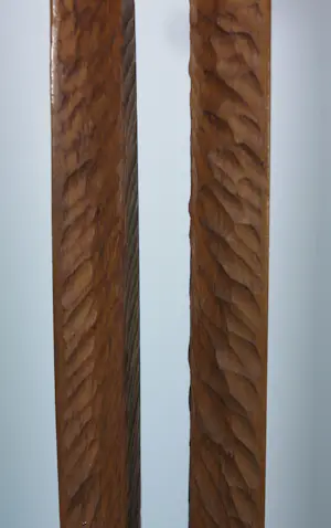 Onbekend - Groot houten sculptuur met bronzen ei, Vogelnest kopen? Bied vanaf 250!