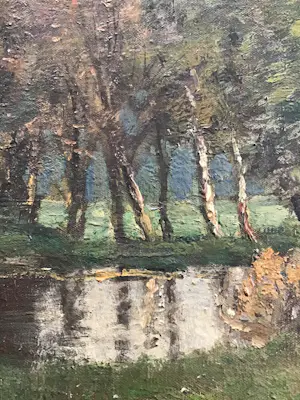 Bernard Ferdinand Hoppe - Landschap met bomen en water kopen? Bied vanaf 300!