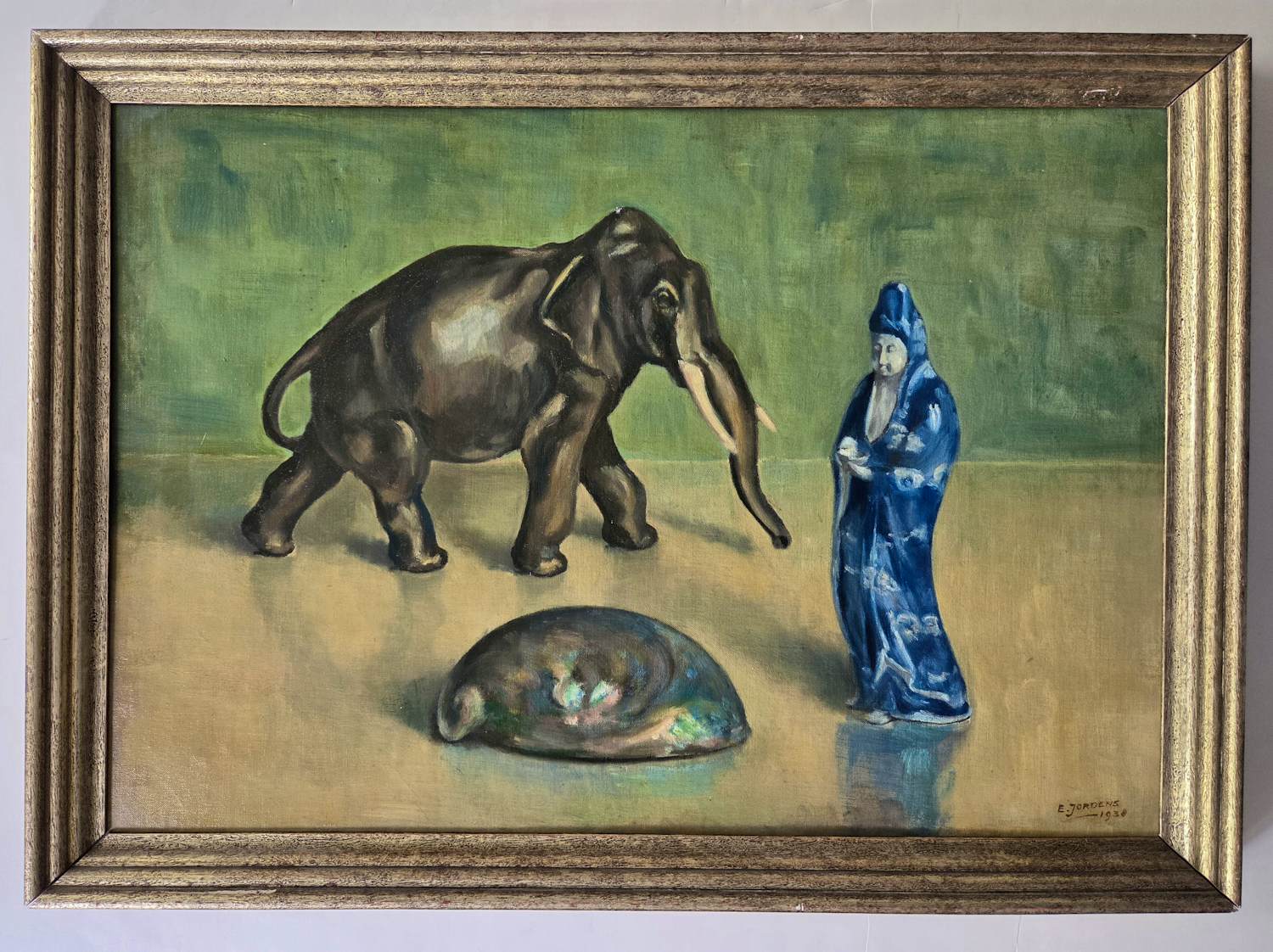 Onbekend - Stilleven met olifant. kopen? Bied vanaf 49!