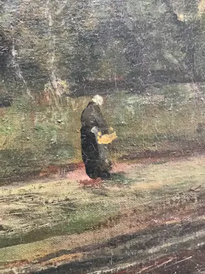 Bernard Ferdinand Hoppe - Landschap met bomen en water kopen? Bied vanaf 300!