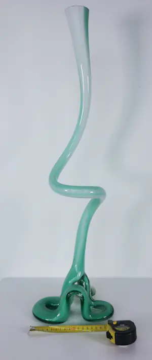 Onbekend - Groene gedraaide vloervaas kopen? Bied vanaf 50!