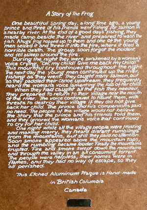 Onbekend - Geëtste aluminium First Nations plaquette kopen? Bied vanaf 60!