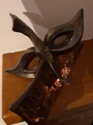 Yves Lohe - Bronzen beeld venitiaans masker kopen? Bied vanaf 100!