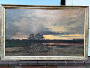 Cornelis Johannes van der Aa - Twents landschap in schemerlicht kaufen? Bieten Sie von 99!
