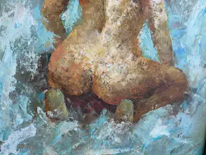 Niet of onleesbaar gesigneerd - Naakt. kopen? Bied vanaf 1!