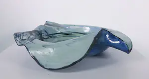 Keramiek overige - Handbeschilderde & vrij gevormde schaal van keramiek met naaktfiguur kopen? Bied vanaf 50!