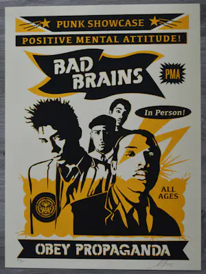 Shepard Fairey - Bad Brains kaufen? Bieten Sie von 125!