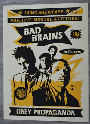 Shepard Fairey - Bad Brains kaufen? Bieten Sie von 125!