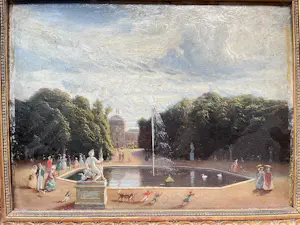 Onbekend - Uitzicht op park en fontein kopen? Bied vanaf 60!