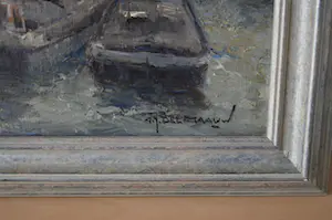 Gerard Delfgaauw - Haven gezicht Rotterdam kopen? Bied vanaf 600!