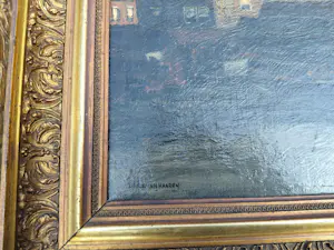 Buy Dirk van Haaren - Uitzicht op stad/dorp.? Bid from 150!