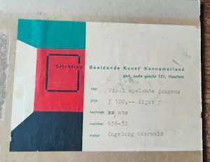 Ingeborg Oderwald - Vioolspelende jongens kopen? Bied vanaf 25!