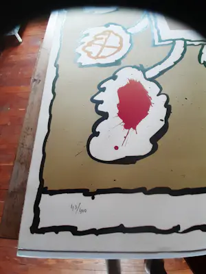 Pierre Alechinsky - lettre ouverte kopen? Bied vanaf 350!