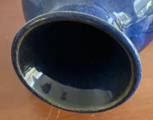 Onbekend - Pottery La Meuse Reuver - Blauwe Studio aardewerken vaas kopen? Bied vanaf 20!