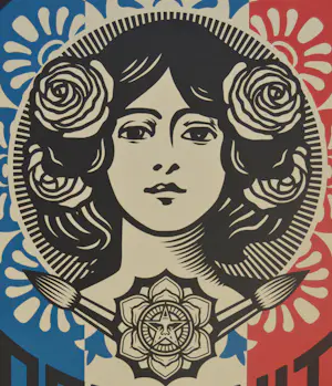 Shepard Fairey - LIBERTÉ, ÉGALITÉ, FRATERNITÉ - gesigneerd kopen? Bied vanaf 20!