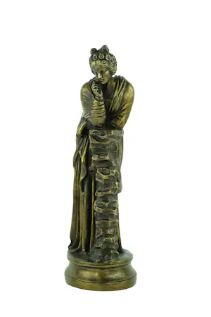 AcheterBrons (Onbekend) - Antiek bronzen beeld van Polyhymnia? Enchérissez de 375!