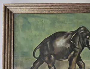 Onbekend - Stilleven met olifant. kopen? Bied vanaf 49!