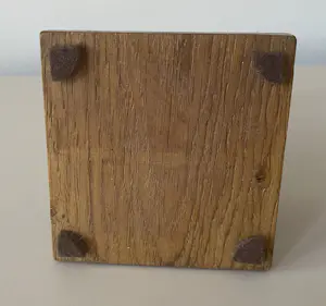 Onbekend - Twee houten art deco kandelaren kopen? Bied vanaf 20!