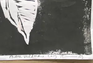 Andrea Veldman - Sinaasappelbloesem - Linosnede kopen? Bied vanaf 40!