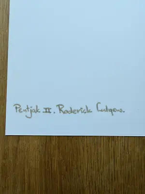 Erwin Olaf - Pentjak 2. Roderick Lutgens kopen? Bied vanaf 400!