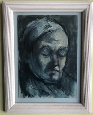 Onbekend - Portret van rustende vrouw. kaufen? Bieten Sie von 20!