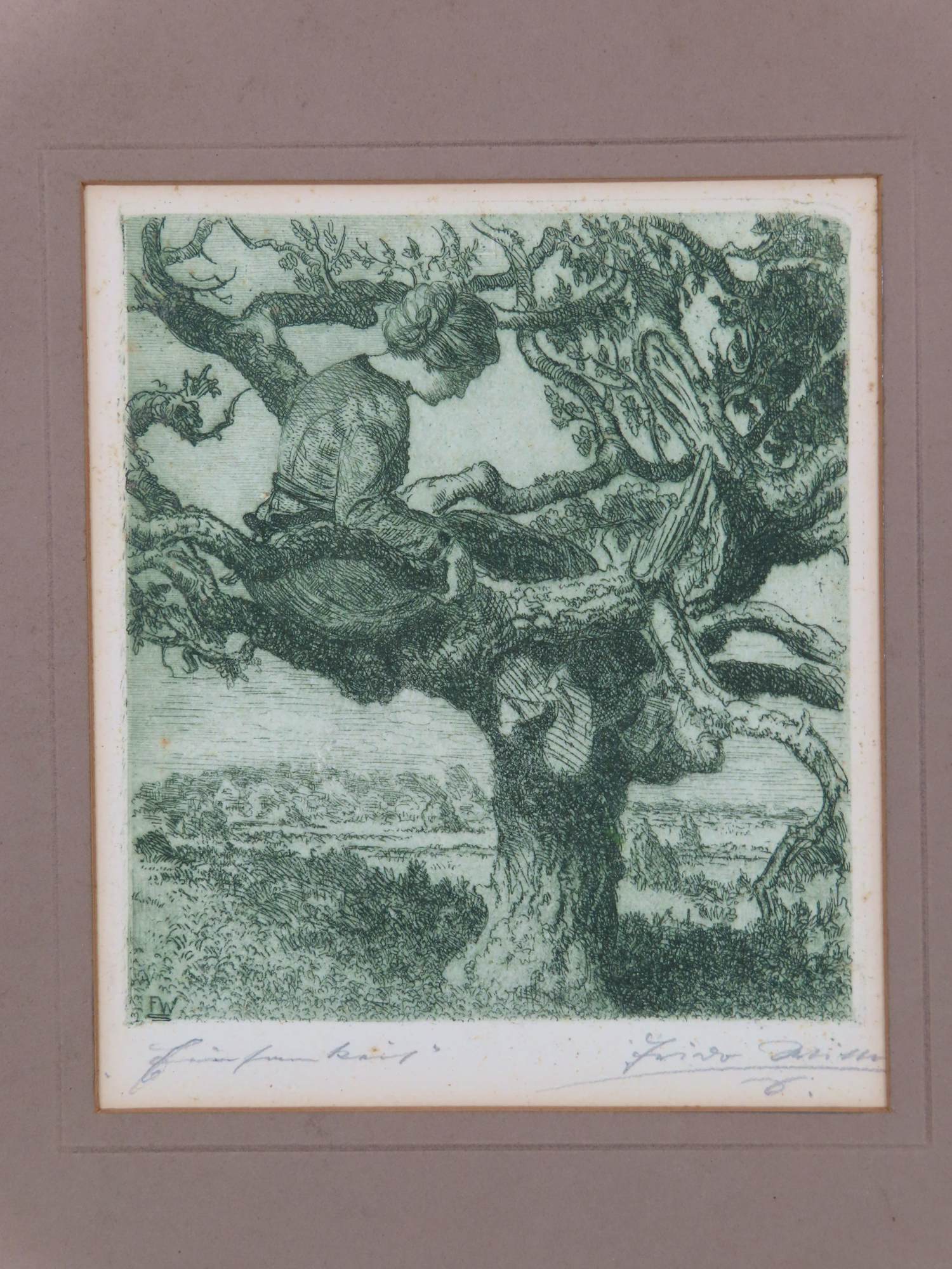 Onbekend - Meisje in boom kopen? Bied vanaf 20!