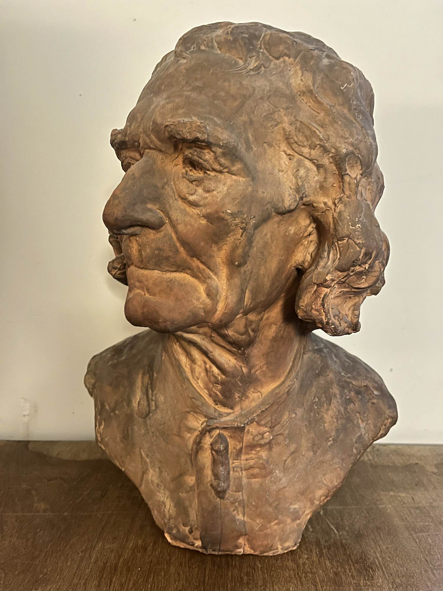 Paul De Vigne - Terra-cotta buste kopen? Bied vanaf 450!