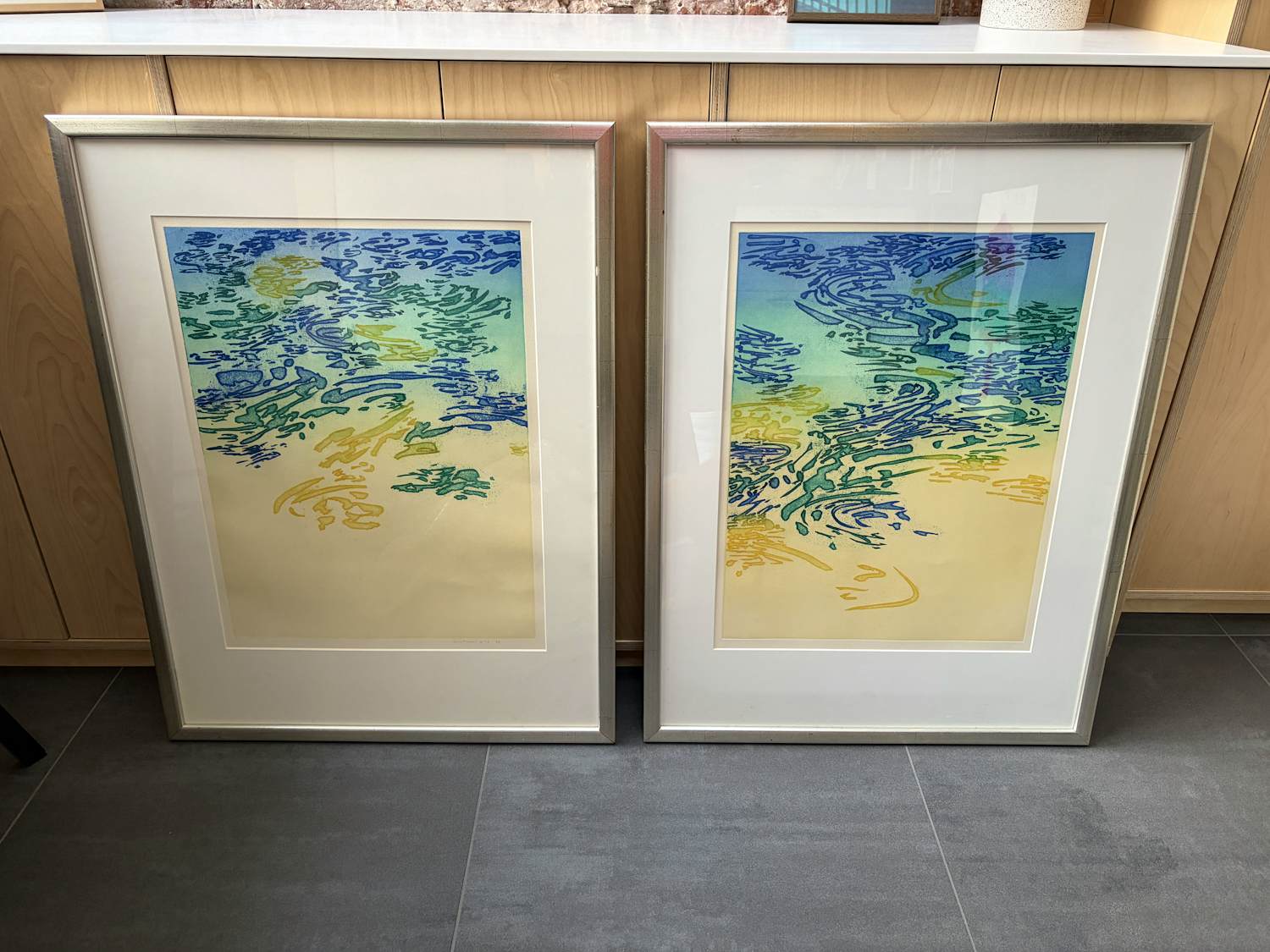 Onbekend - Twee aquatinten/etsen, als tweeluik verkocht kopen? Bied vanaf 50!