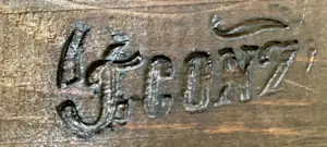Curiosa - Een mooie B. D'Arte F. Conz, decoratieve muurkunst of kleine muurdecoratie kopen? Bied vanaf 30!