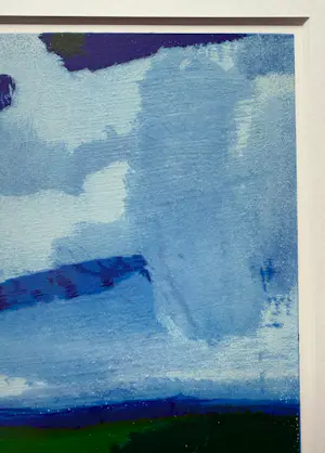 Gerrit Benner - handgesigneerde kleurenzeefdruk | 'Landschap' | ca.1981 kopen? Bied vanaf 3000!