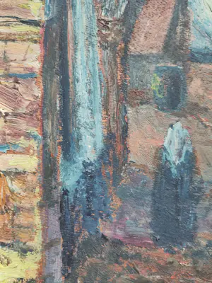 Buy Karel Wouters - Stadsgezicht met poortdoorgang? Bid from 100!