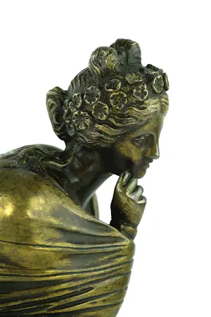 AcheterBrons (Onbekend) - Antiek bronzen beeld van Polyhymnia? Enchérissez de 375!