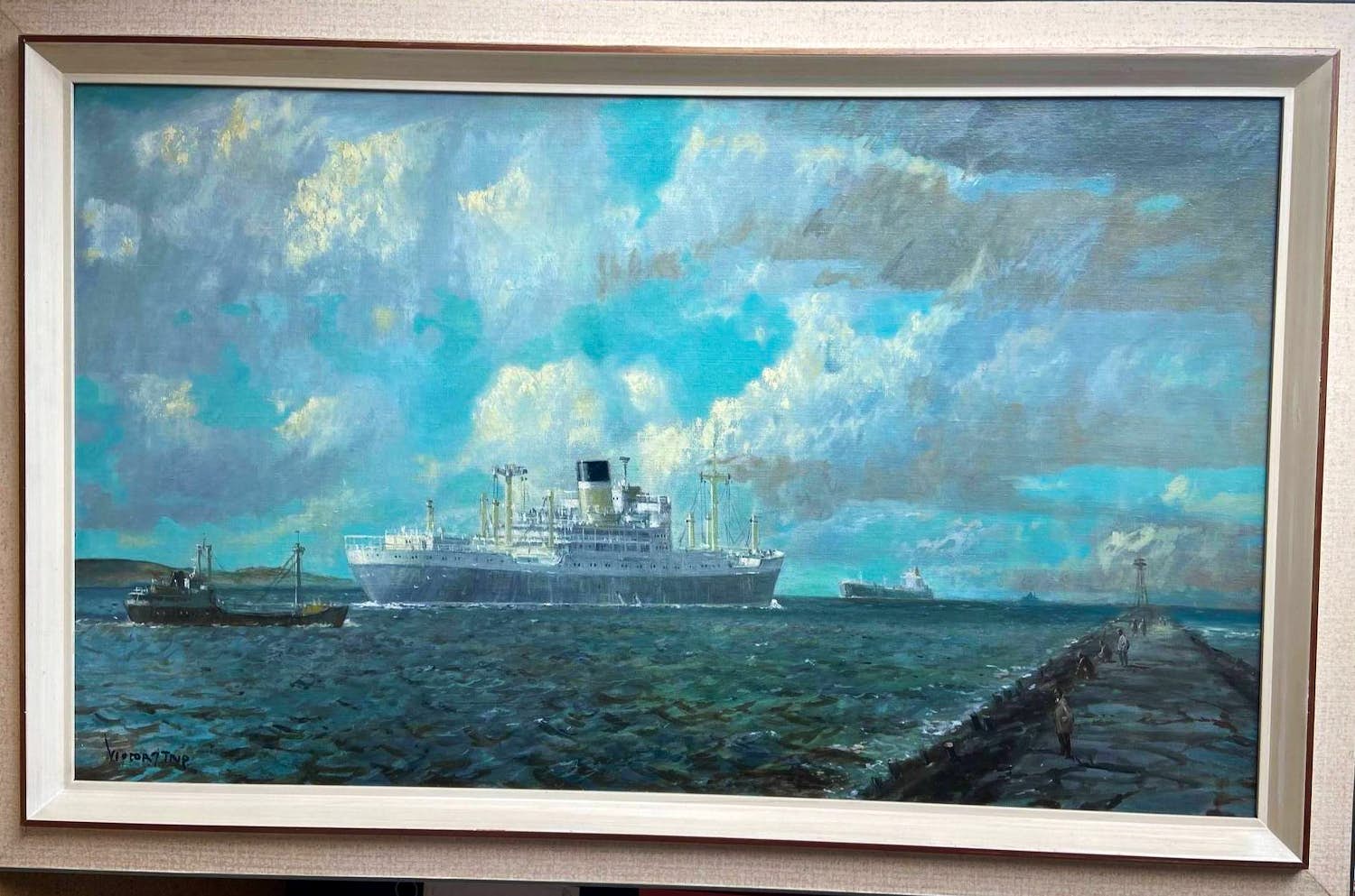 Victor Julien Trip - Nieuwe Waterweg jaren 1950 verkocht voor € 350!