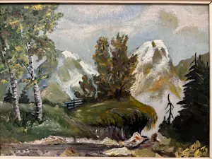 Buy Onbekend - Olieverfschilderij - Hand gesigneerd - 1963? Bid from 20!