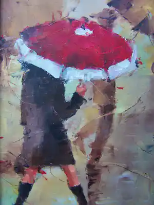 Elena Prokopenko - Figuren in de regen. kaufen? Bieten Sie von 50!