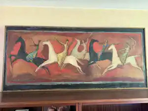Harrie Sterk - Dames op paarden met zwaarden verkauft für € 175!