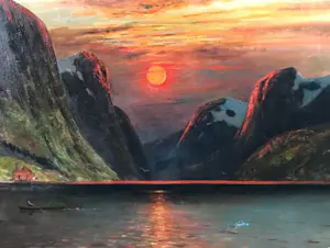 Karl Kaufmann - Pseudonym: J. Holmstedt (Skandinavische Fjordlandschaft bei Trondheim) kopen? Bied vanaf 450!