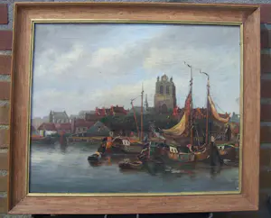 Onbekend - Gezicht op Dordrecht kopen? Bied vanaf 20!