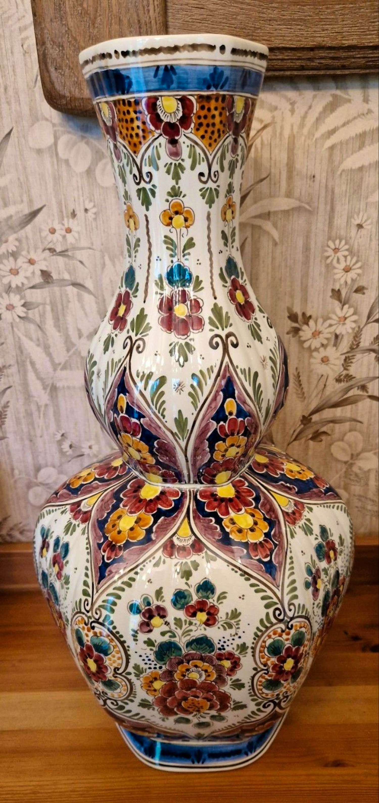 Plateelbakkerij Zuid-Holland - Vaas polychrome kopen? Bied vanaf 100!