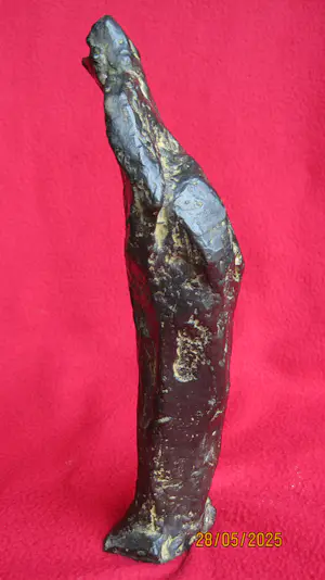 Brons (Onbekend) - Man en vrouw in de wind. kopen? Bied vanaf 150!