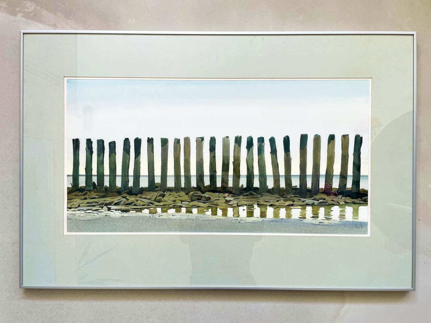 Nico van Bekkum - strandpalen verkocht voor € 50!