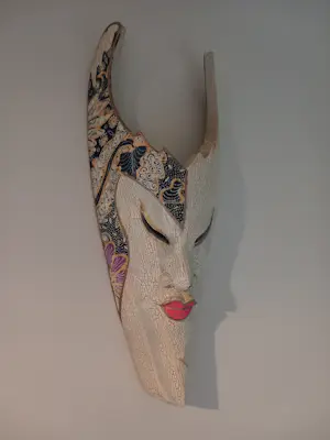 Onbekend - Prachtig etnisch stammenmasker uit Indonesië kopen? Bied vanaf 20!