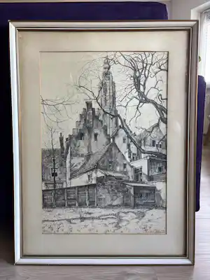 Willem van Dam - Achterzijde Langestraat verkauft für € 45!