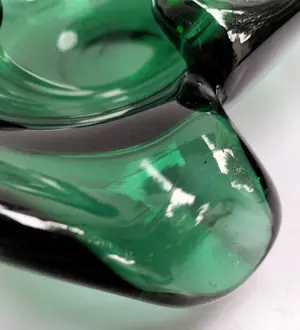 Murano Glas - Groene schaal jaren 60 kaufen? Bieten Sie von 20!