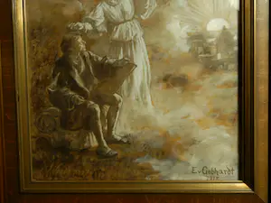Eduard von Gebhardt - Engel met schrift-geleerde ( apostel) kopen? Bied vanaf 150!