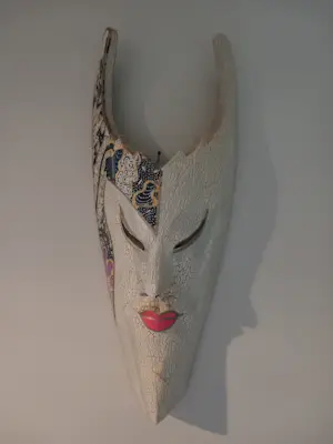 Onbekend - Prachtig etnisch stammenmasker uit Indonesië kopen? Bied vanaf 20!