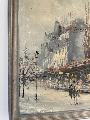 Randell Davey - Parijse straatscene kopen? Bied vanaf 150!