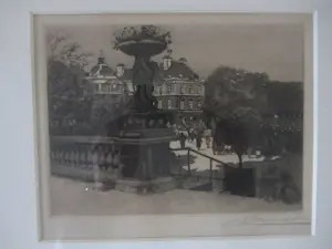 Onbekend - 6 ingelijste gravures Parijs kopen? Bied vanaf 100!