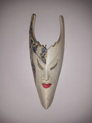 Onbekend - Prachtig etnisch stammenmasker uit Indonesië kopen? Bied vanaf 20!